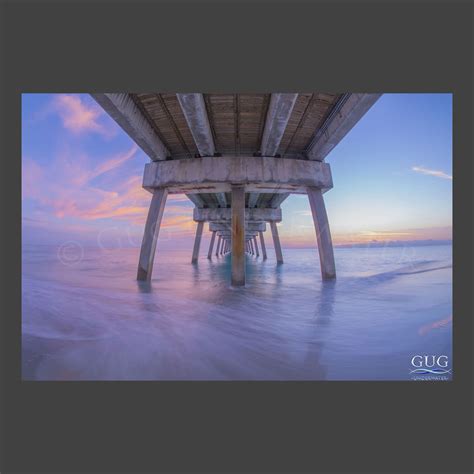 Juno Beach Pier Wall Art | Gug Underwater