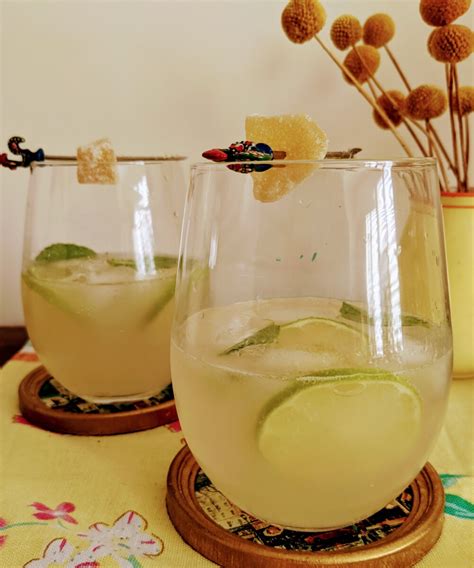 gin  ginger beer triangle  rhodes retro food  modern times