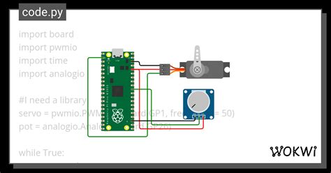 Servo Pot Wokwi Esp Stm Arduino Simulator