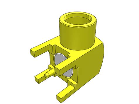 MCX7 TH Samtec 75 Ohm MCX Jack Through Hole Toby Electronics