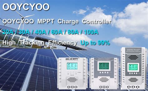 Amazon Ooycyoo Mppt Charge Controller V V Auto A