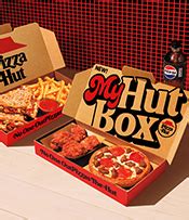 NEW! My Hut Box - Make it yours with choice of entrée & side