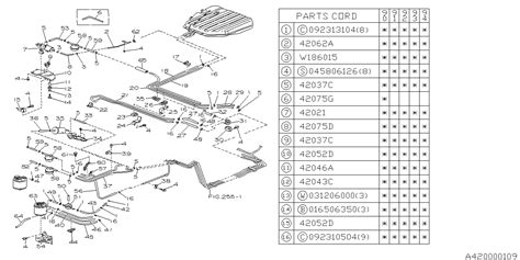 Subaru Forester Evaporative Emissions System Line Clamp