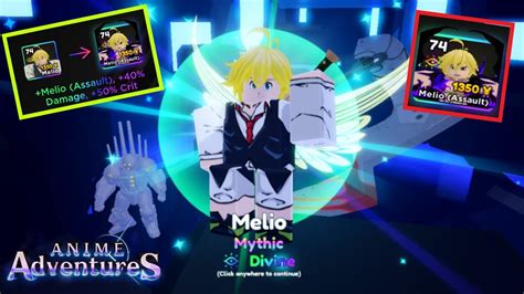 New Code New Meta Mythic Meliodas Melio Has Op Evo Showcase