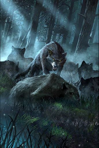 Enchanted Dire Wolf By Crutz On Deviantart Artofit