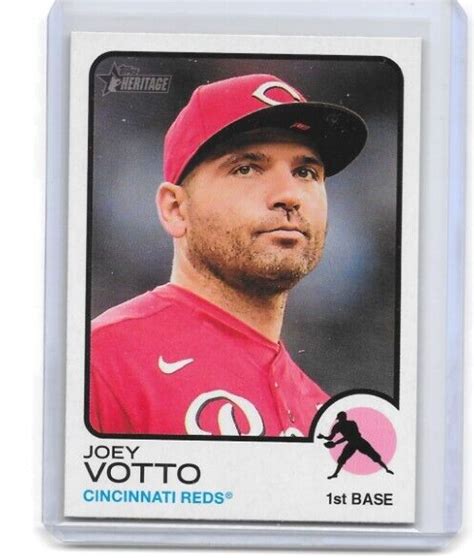 JOEY VOTTO 2022 TOPPS HERITAGE COLOR VARIATION SP Values MAVIN