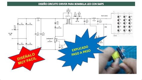 Como Dise Ar Muy Facil Circuito Driver Lampara Led Con Smps Clase