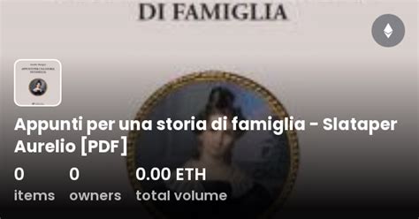 Appunti Per Una Storia Di Famiglia Slataper Aurelio Pdf