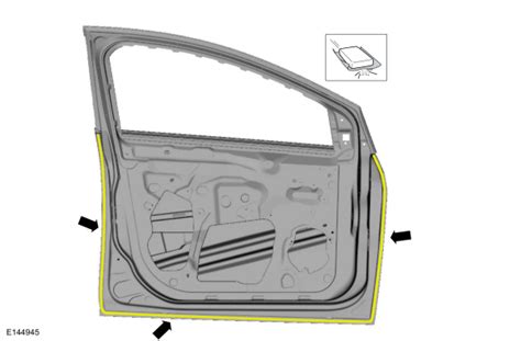 Ford Fusion Front Door Skin Panel Removal And Installation Side