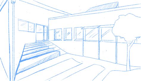 Simple Bg Sketchbased On My Old School Ibispaint