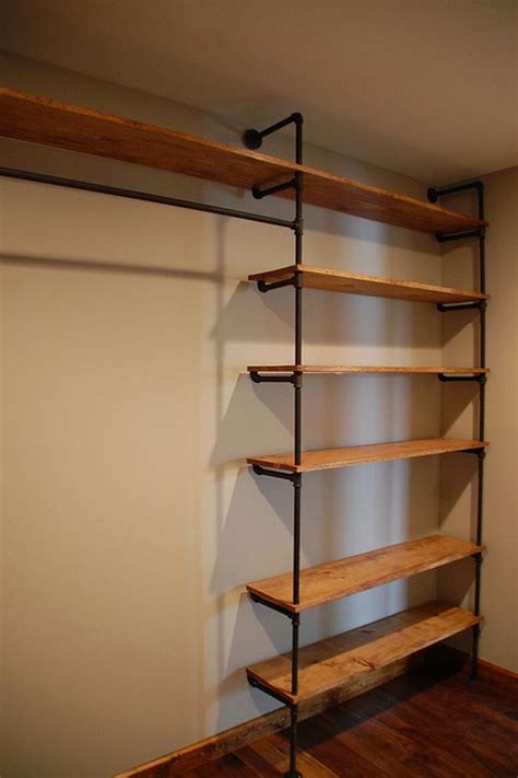 72 Easy And Affordable Diy Wood Closet Shelves Ideas Closet Remodel Wood Closet Shelves