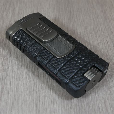 Xikar Tactical Triple Jet Flame Cigar Lighter Black Gunmetal