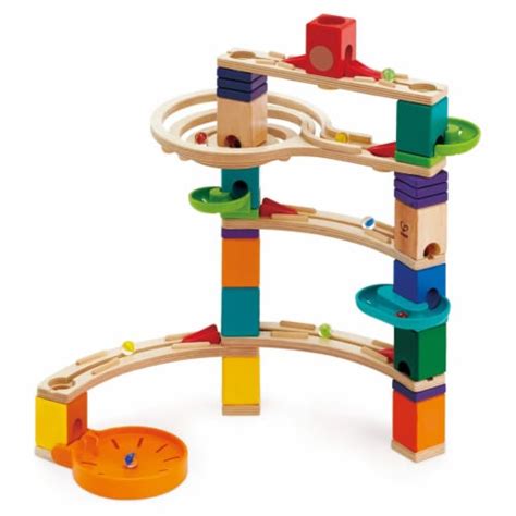 Hape E6019 Quadrilla Cliff Hanger Wooden Marble Run Construction