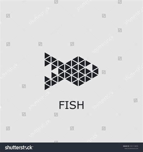 Professional Vector Fish Icon Fish Symbol