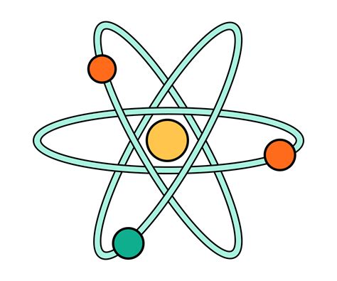 Science School Atom Education Icon Chemistry And Physics Laboratory