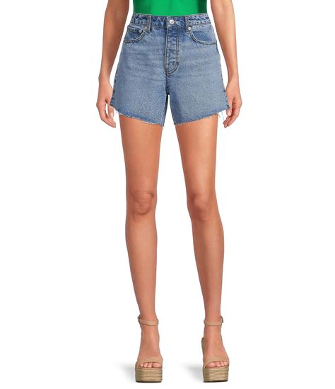 Gianni Bini Parker High Rise Denim Cut Off Shorts Dillards