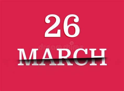 march calendar date white cut   viva magenta background