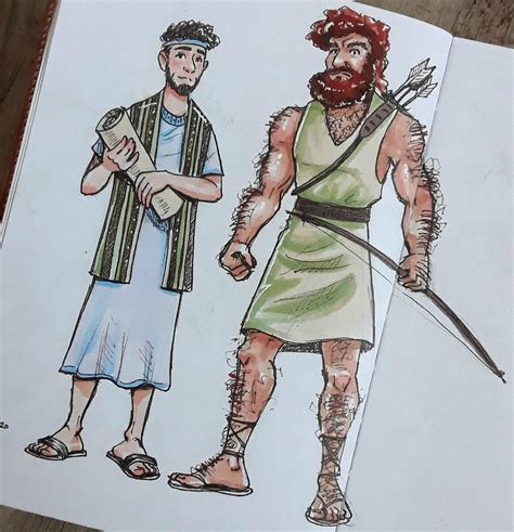 Jacob and Esau by chill13 on DeviantArt