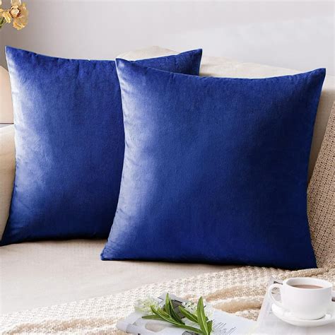 Ausspvoct Velvet Throw Pillow Covers 24 X 24 Set Of 2 Soft Decorative Couch Pillow