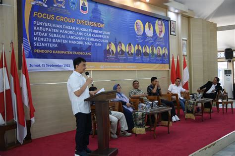 Dimyati Natakusumah Dukung Wacana Pemekaran DOB Lebak Dan Pandeglang