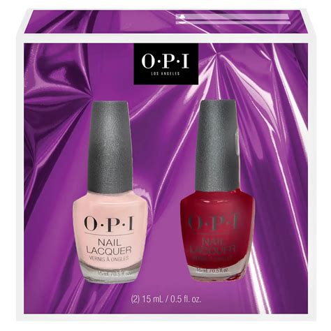 Opi The Celebration 2021 Holiday Nail Polish Duo T Set 2 2 X 15ml