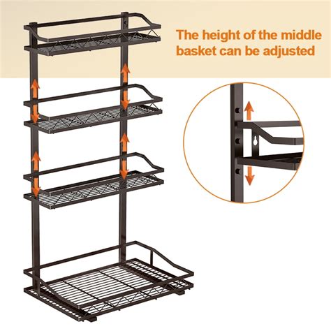 Bextsrack 4 Tiers Kitchen Countertop Organizer,Spice Organizer for ...