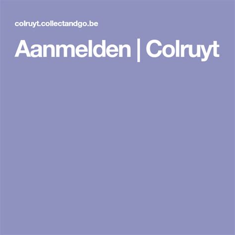 Colruyt Collect And Go