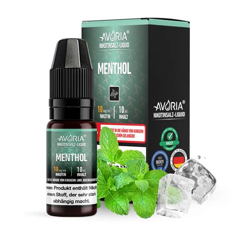 Avoria Menthol Nikotinsalz Ml Bei Avoria Liquids De Kaufen