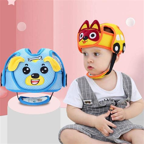 Bebé Anti Colisión Casco de seguridad ajustable Niños Headguard