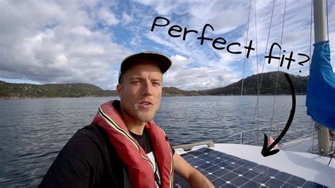 How To Easily Install Solar Panels On A Tiny Sailboat Youtube