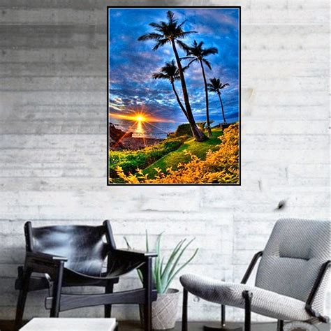 5d Diy Diamond Painting Seascape Full Diamond Painting With Diamond Art