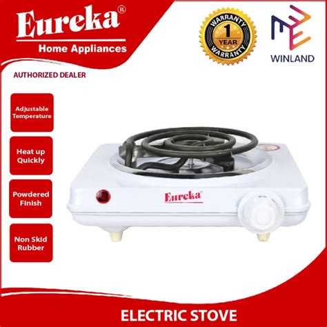 Eureka Original Electric Stove Watts Single Burner With Light