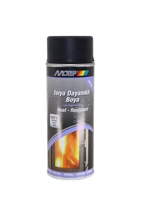 Motip Isıya Dayanıklı Boya Egzoz Boya Mat Siyah 690°c 400 Ml Fiyatı