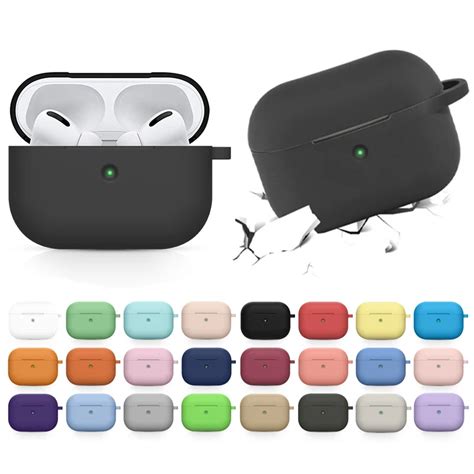 Funda de silicona líquida suave para Apple AirPods Pro funda para