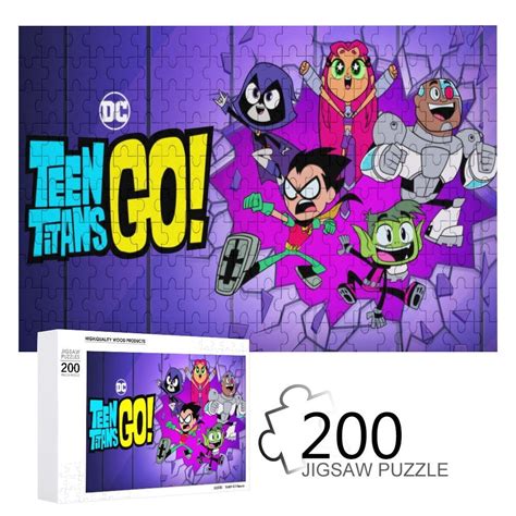 Teen Titans Go Puzzle 200 Pieces Jigsaw Puzzles For Adults Families