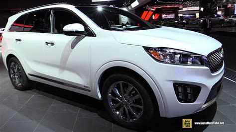 2017 KIA Sorento SXL V6 AWD Exterior And Interior Walkaround 2017