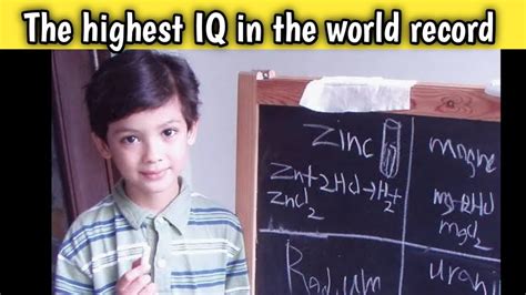 The Highest Iq In The World Ever Recorded 2021 Mr Explorers Youtube