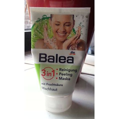 Test Reinigung Balea 3in1 Reinigung Peeling Maske Pinkmelon