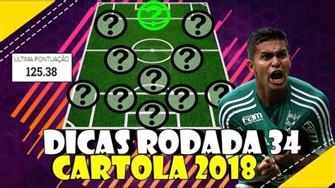 Dicas Rodada Time Para Mitar Rodada Cartola Fc Youtube