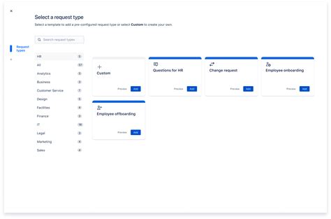 Getting Started In Jsm Sign Up For Early Access To Request Type Templates