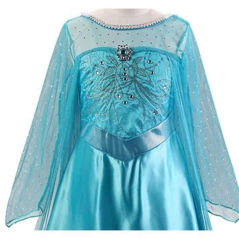 Deux Robe Elsa Anna D Guisement Reine Neiges Deux Robes Costume De