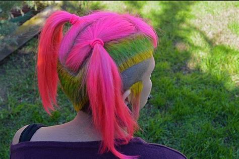 Cyberpunk Hair Neon Cyberpunk Hair Pink Hair Hair