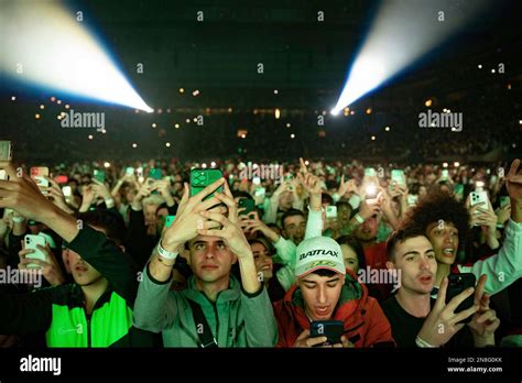 Public Attending The Concert Of The Singer Bad Gyal During Her