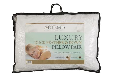 Duck Feather Down Pillow Pair Kaos Beds Mattresses Shop Save Up