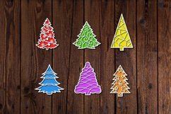 Christmas Tree Cut File Svg Sticker Decoration 991485