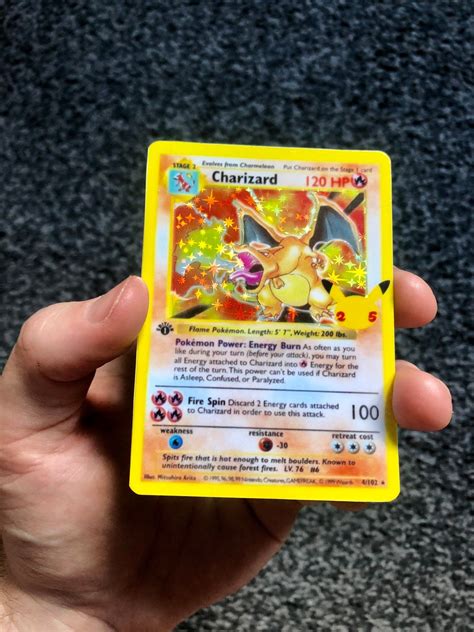 Charizard 25th Anniversary Card Psa 10 Pelajaran