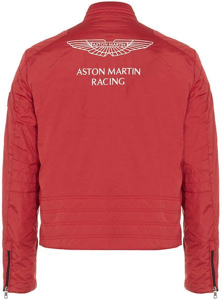 Hackett Aston Martin Racing Coupe Jacket in Red for Men | Lyst