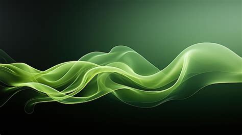 Premium Photo | Green abstract for banner green waves background green abstract for advertising