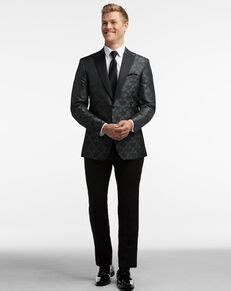 Men S Wearhouse Black By Vera Wang Black Notch Lapel Tux Wedding Tuxedo