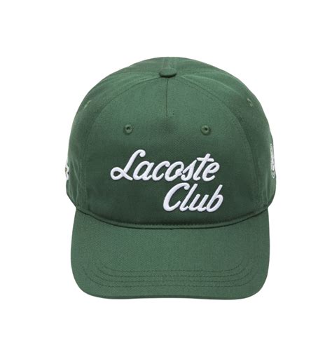 Czapka Tenisowa Lacoste Sport Roland Garros Edition Twill Cap Green